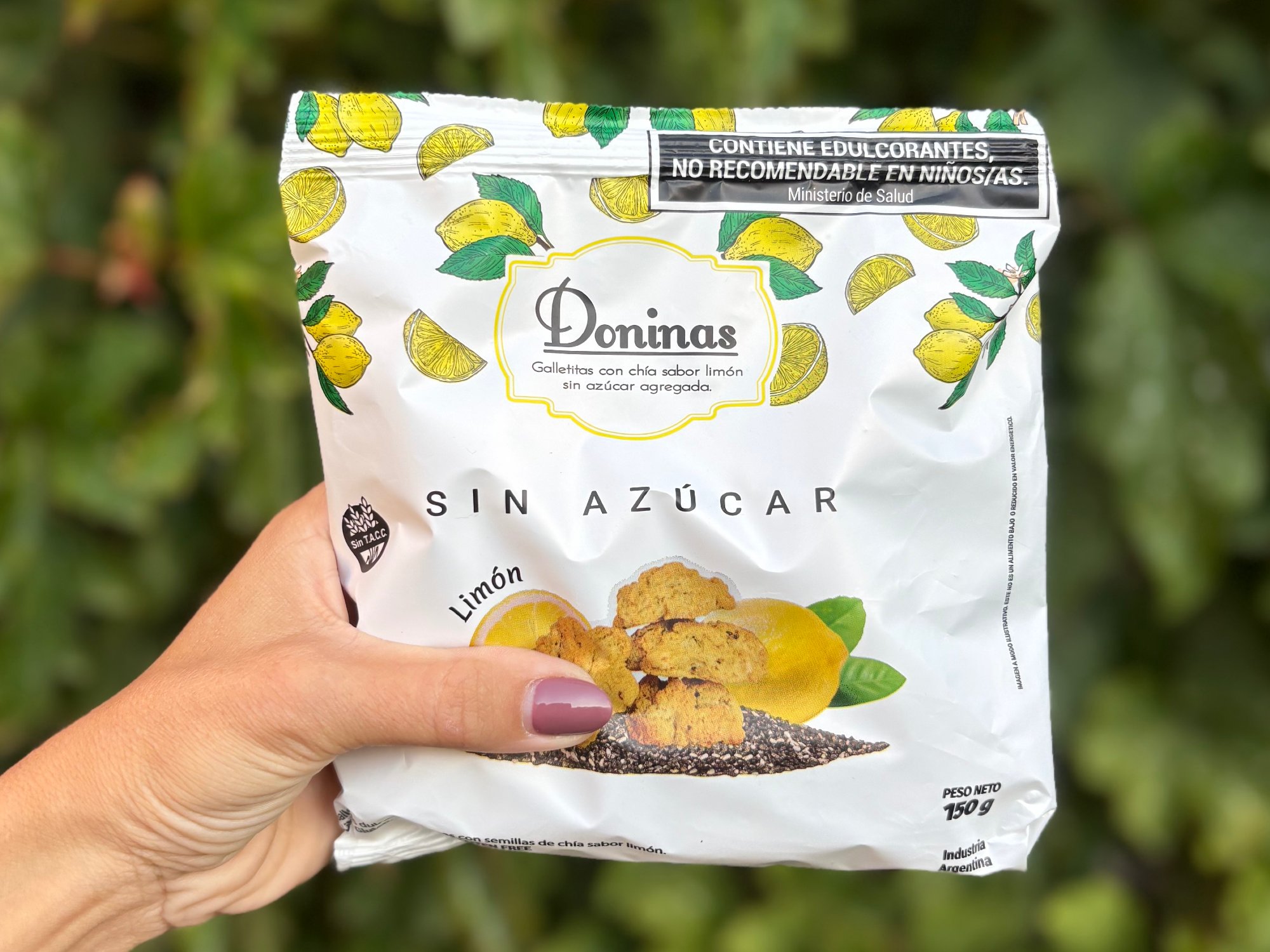 Galletas de limón con chía (sin azúcar)