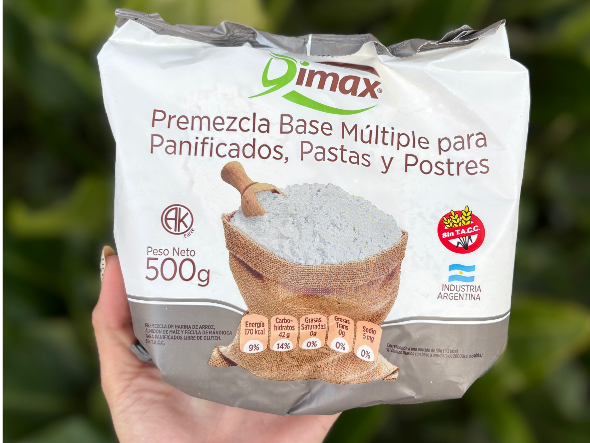 Premezcla para panificados, pastas y postres