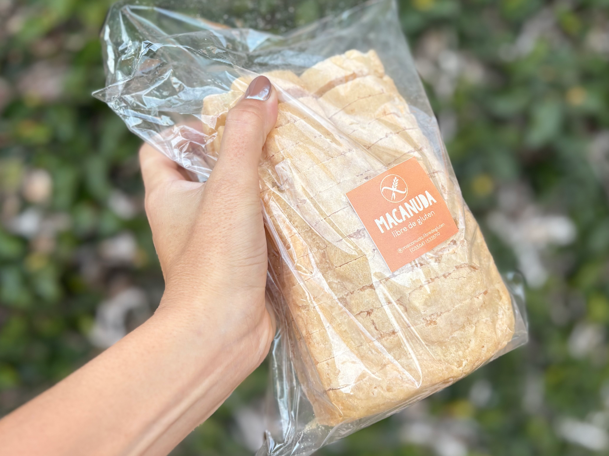 Pan blanco sin semillas