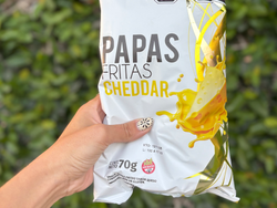 Papas fritas sabor cheddar