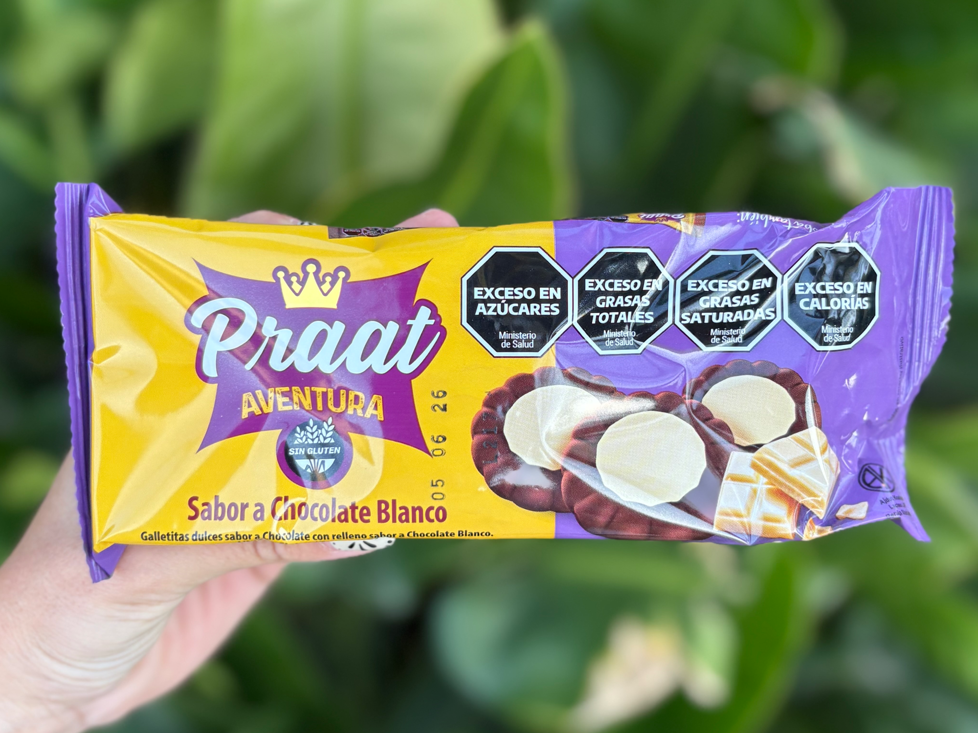 Choco negro con choco blanco