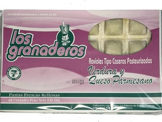 Verdura y Queso Parmesano x48 de losgranaderos