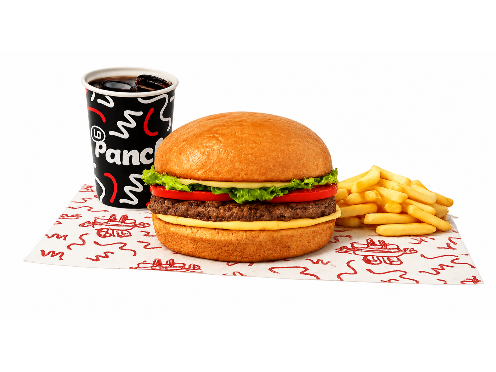 Combo Hamburguesa grande