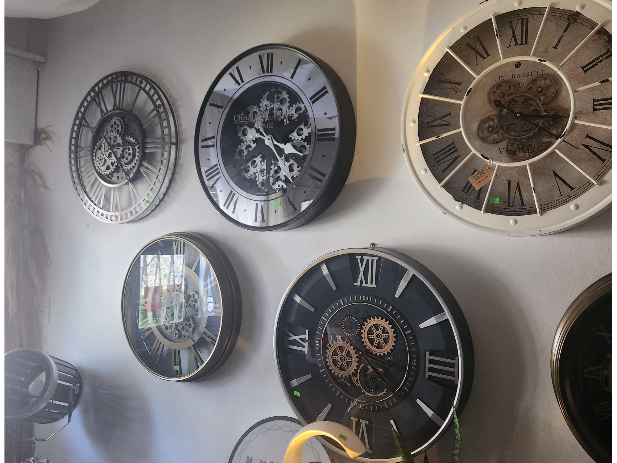 Reloj de pared premium metal eng mov