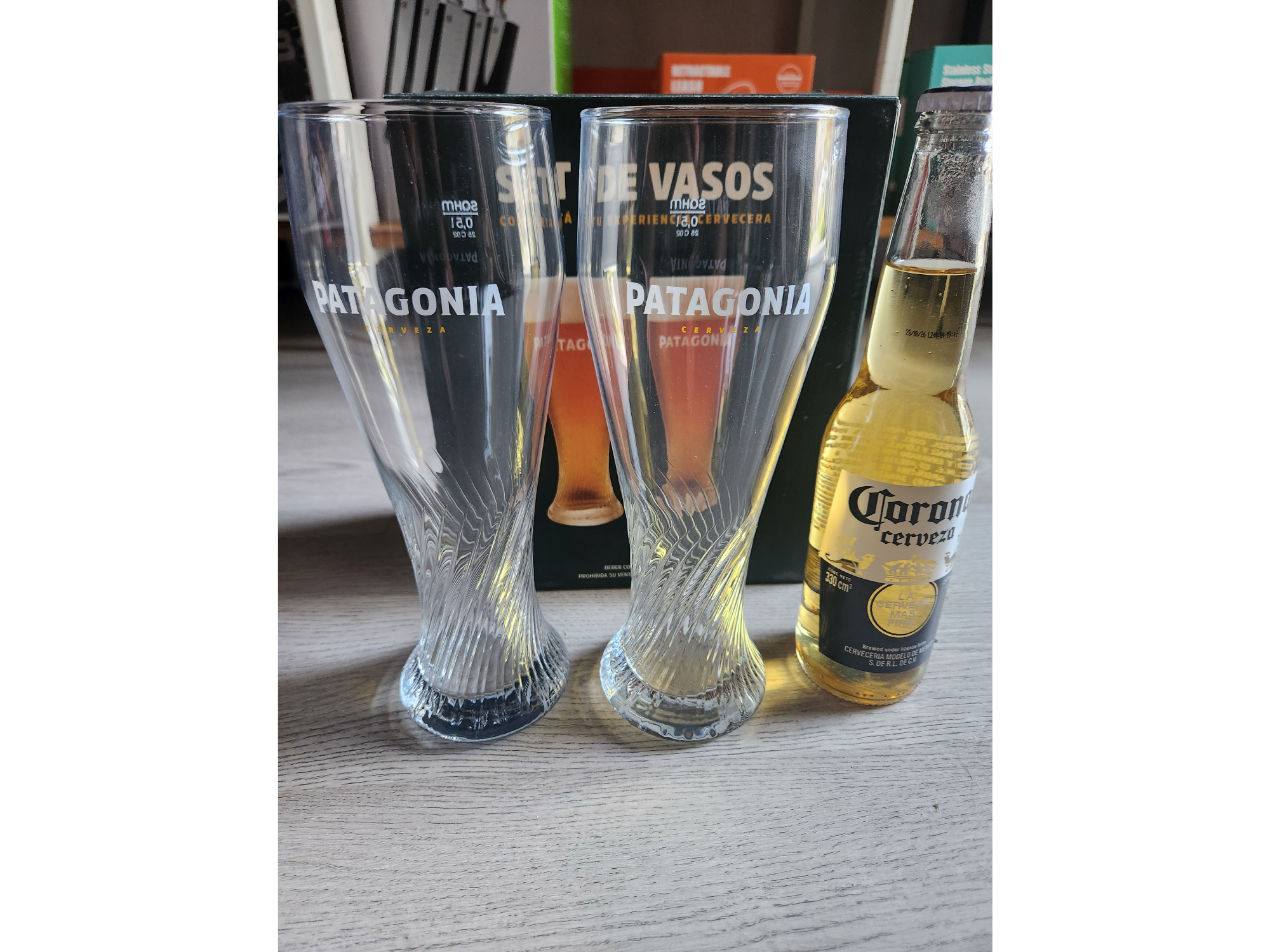 Vasos patagonia set x 2 de 500 cc