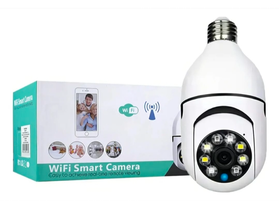 Camara lampara 360 grados infrarojo