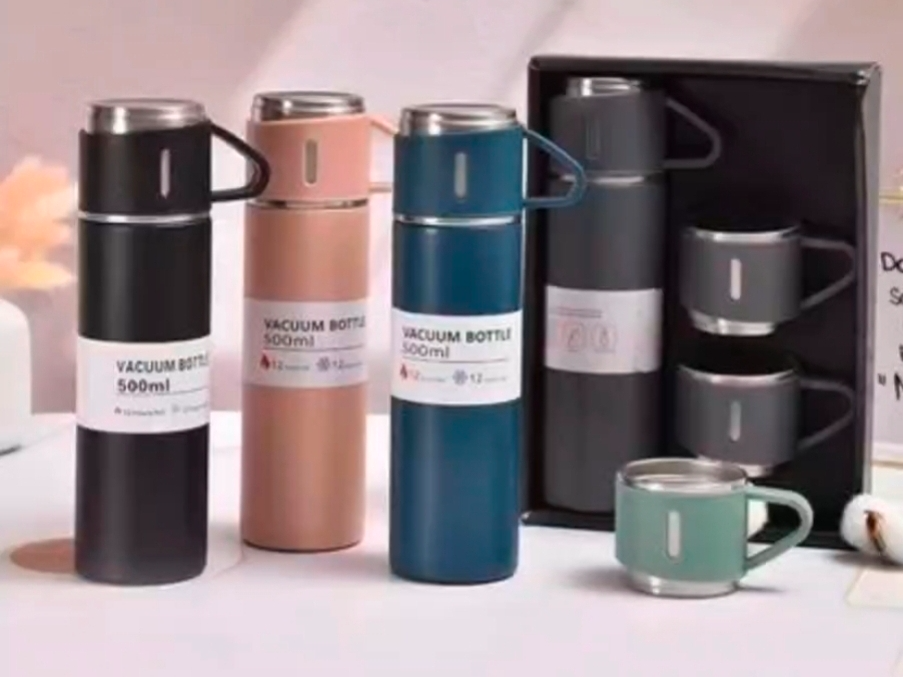 Set cafe un termo y dos posillos