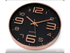 Reloj pared negro 30 cm
