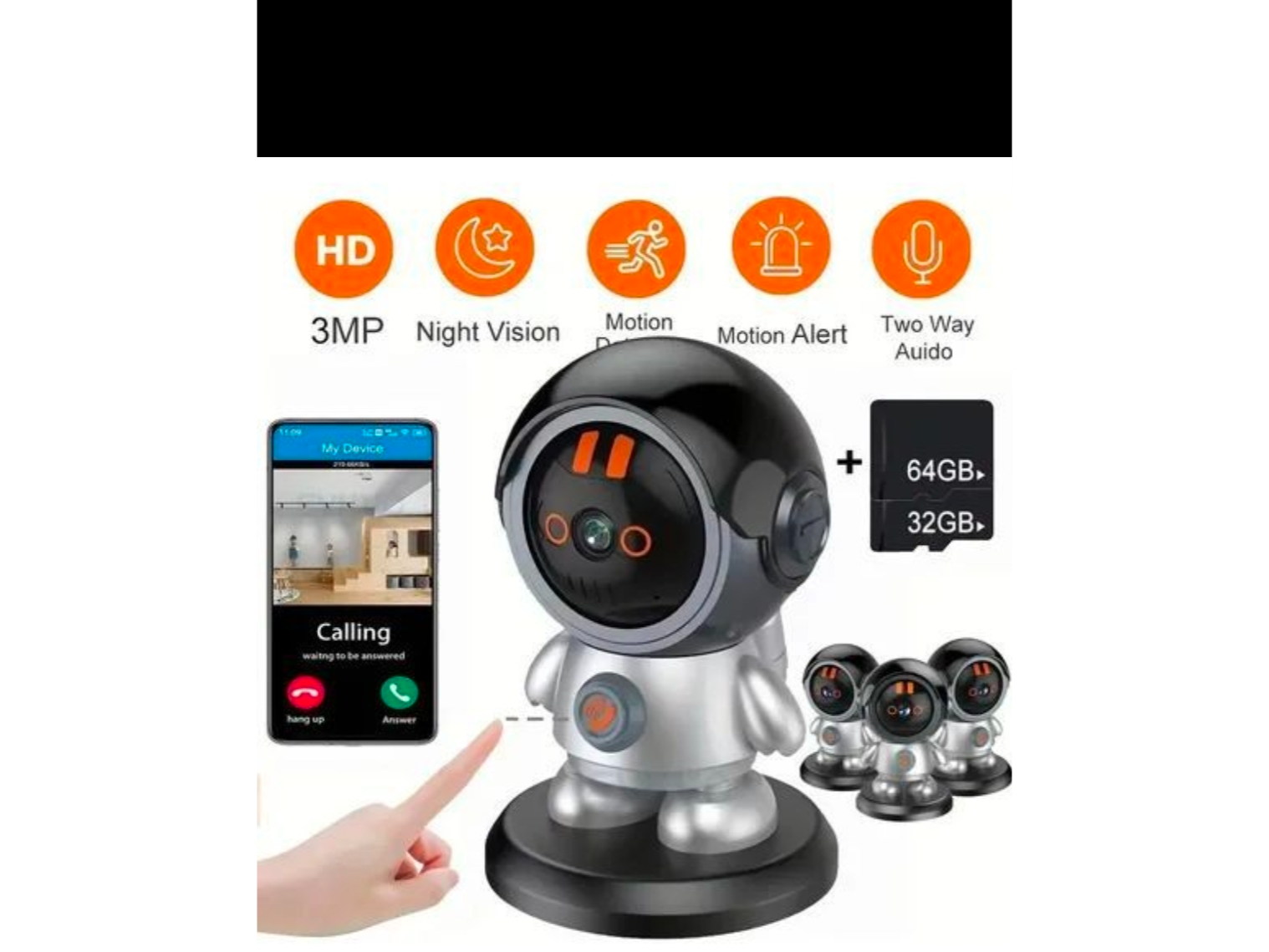 Camara robot vigilancia interna