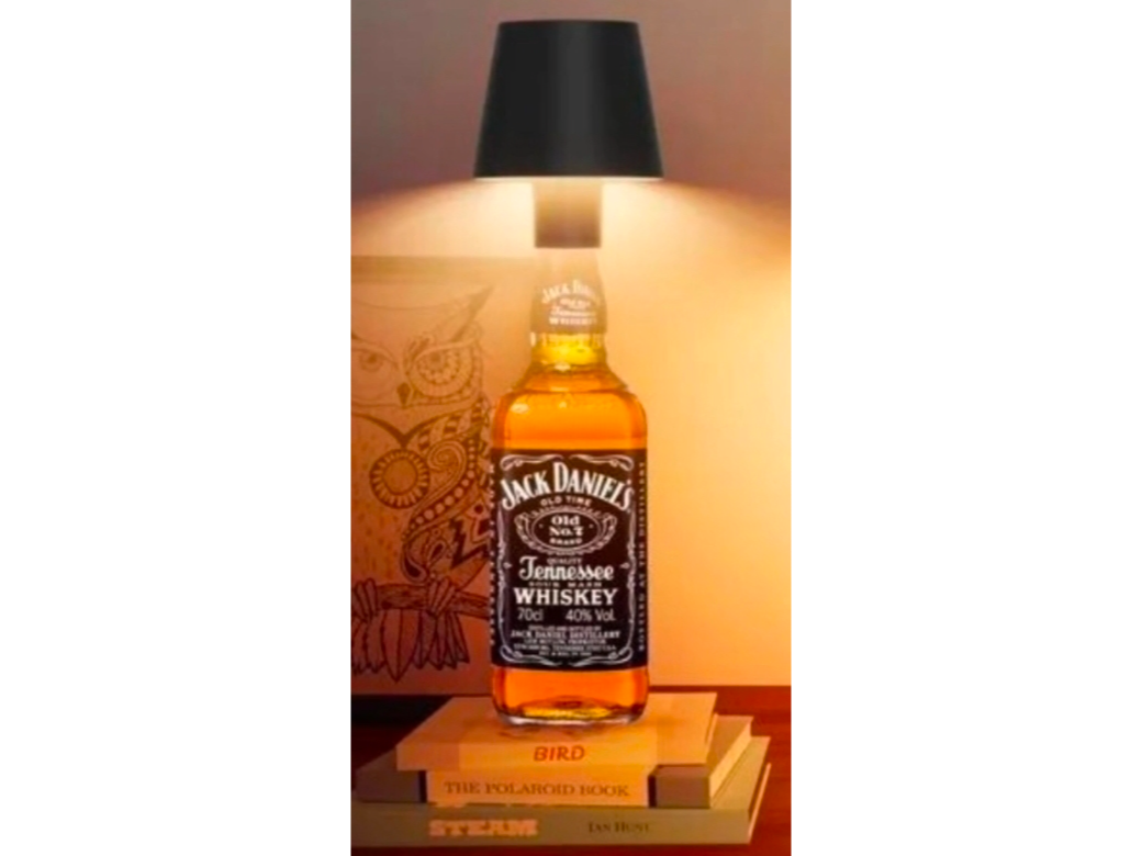 Lampara botella usb led touch