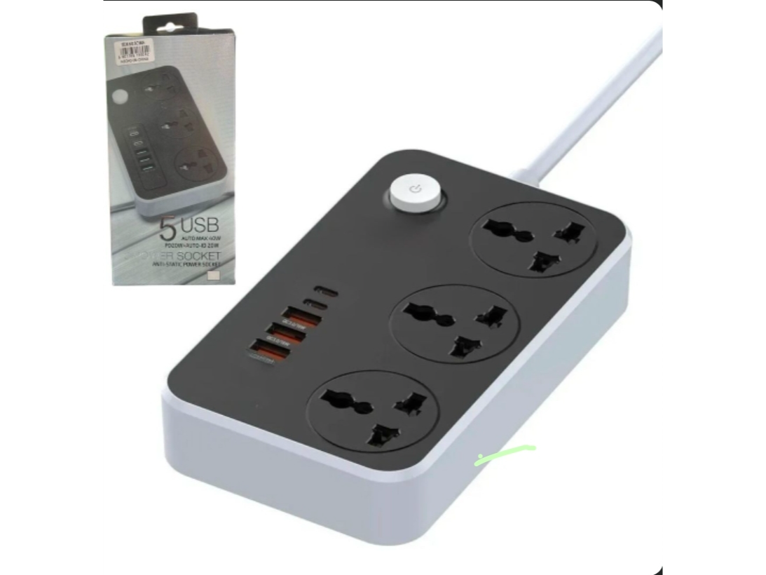 Zapatilla electrica multicarga