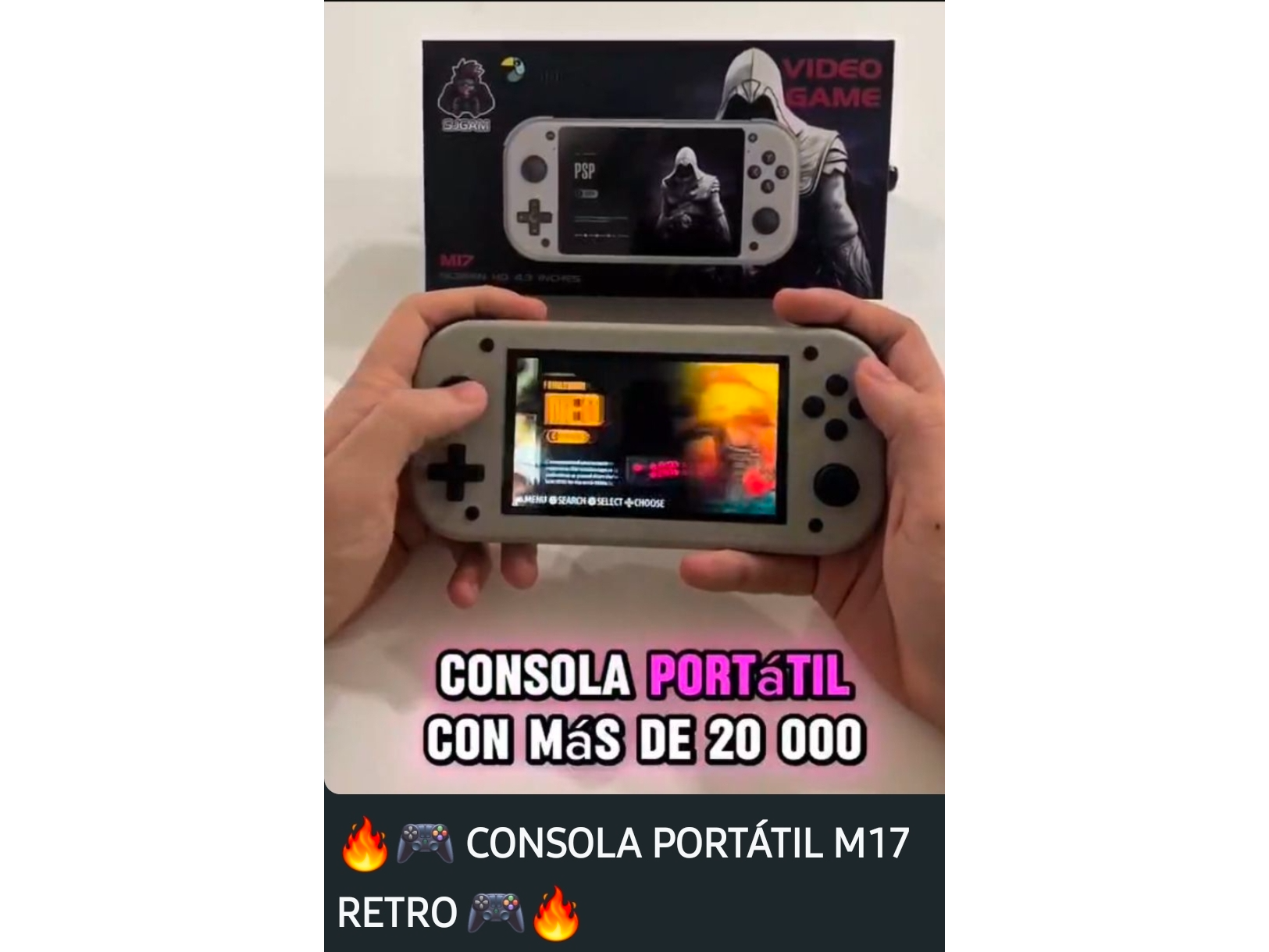 Consola juegos M17 tft