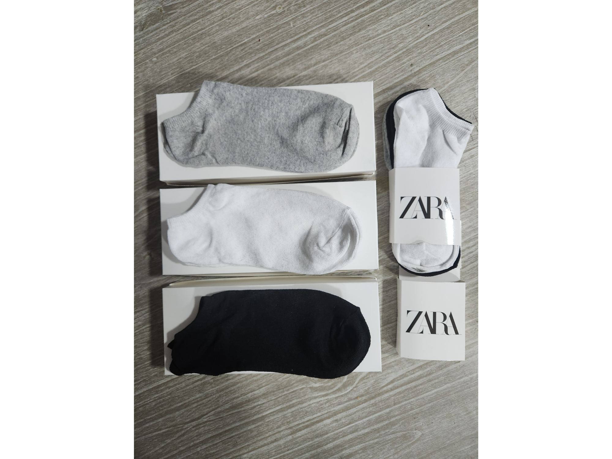 Medias zara original soquetes 3 colores