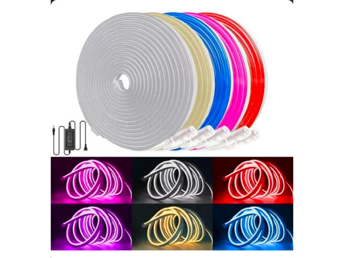 Luz Neon rollo 5 metros blanco