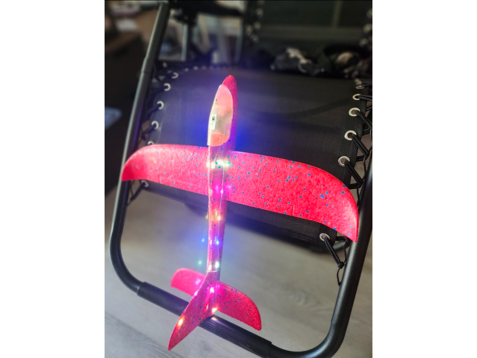 Avion planeador led polifan