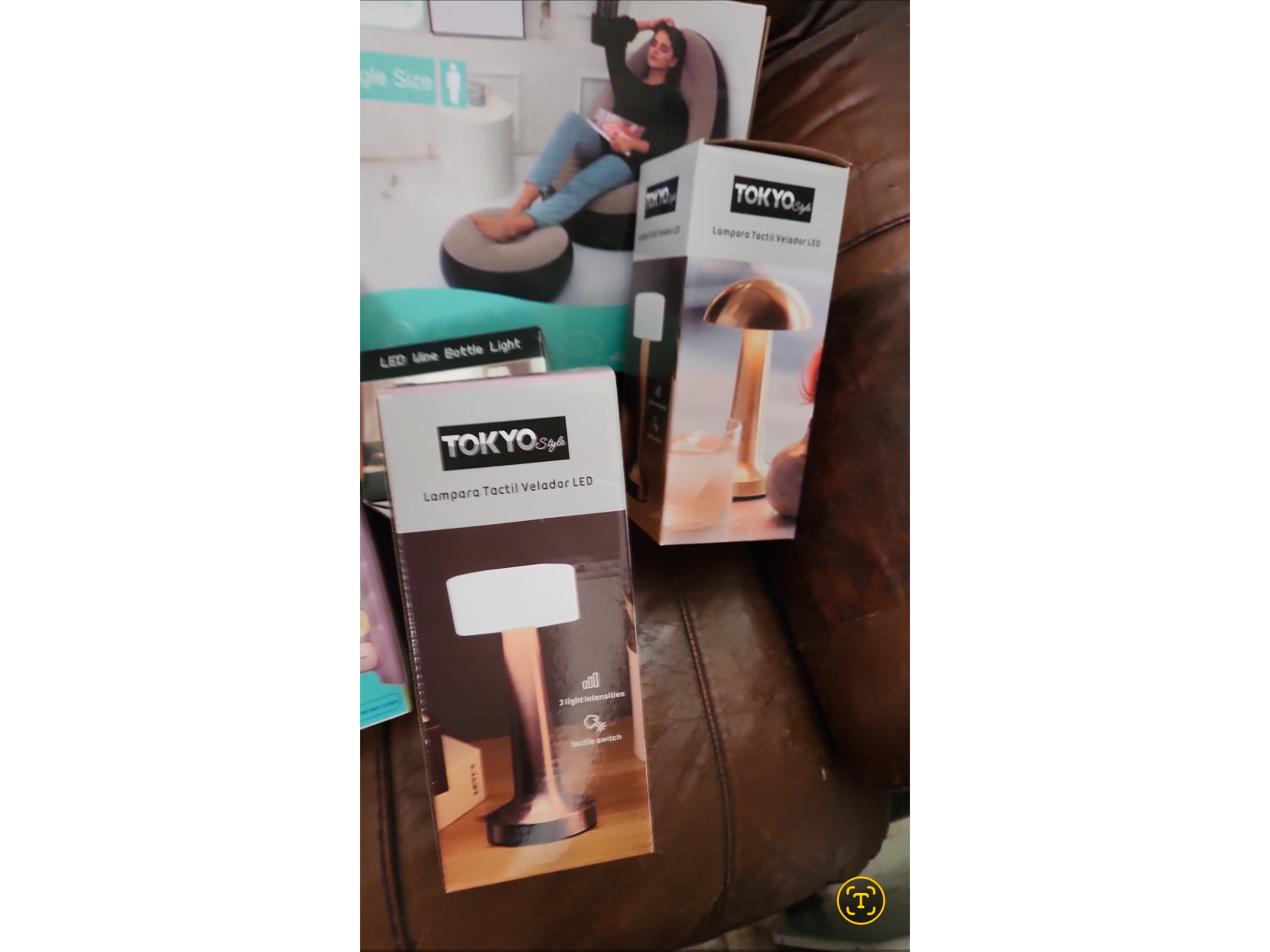 Lampara led Touch usb