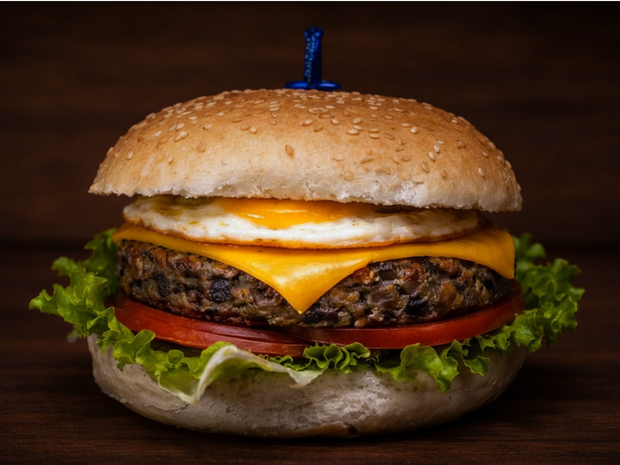 Mix de hongos con porotos negros al romero