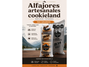 Alfajor de maicena ( Bandeja x 4 un ) - Cookieland de DISTRIBUIDORA ROUZIES