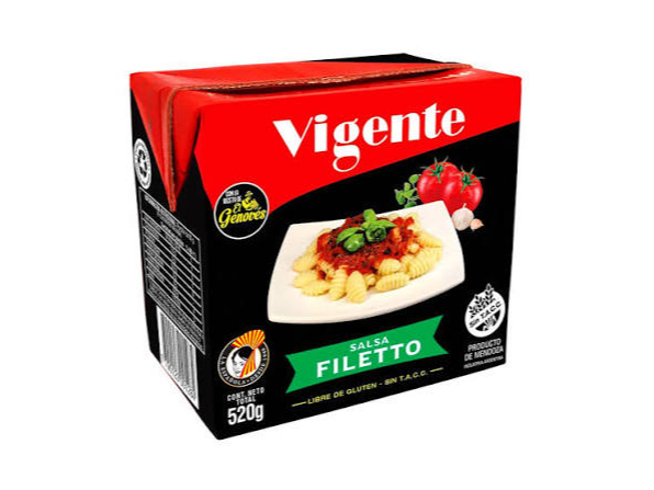 Salsa Filetto  ( 1 x 520gr )  Tetra Brick - Vigente