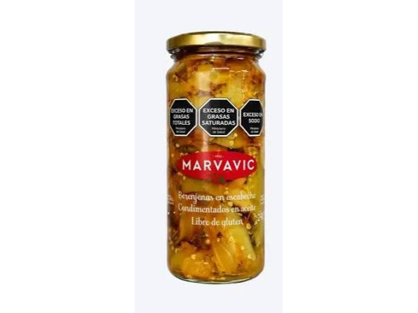 Berenjenas en aceite FRASCO ( 1 x 330cc ) - Marvavic