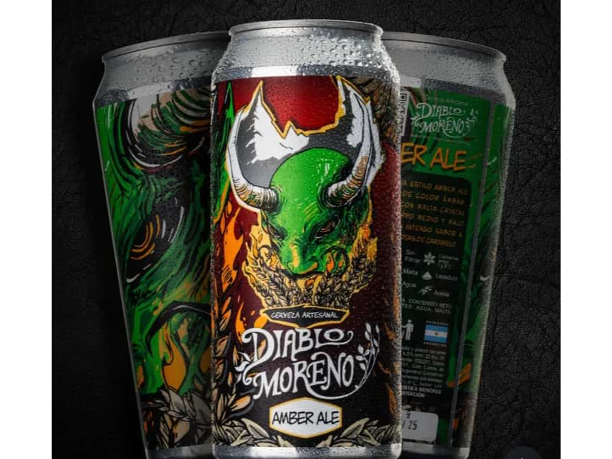 cerveza AMBER ( 6 x 475 cc ) - DIABLO MORENO