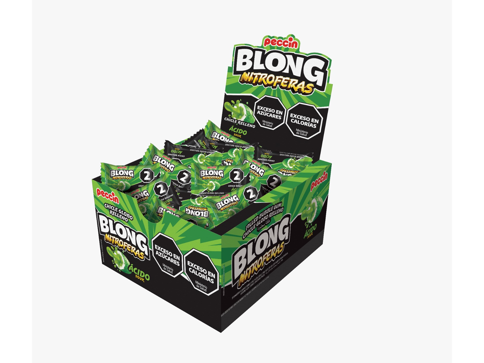 Chicle Ácido frutilla ( x 40u ) - PLIN