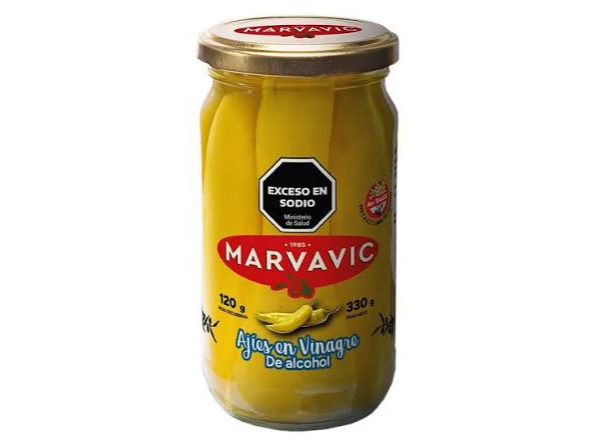 Aji Dulce en Vinagre FRASCO ( 1 x 330gr ) - Marvavic