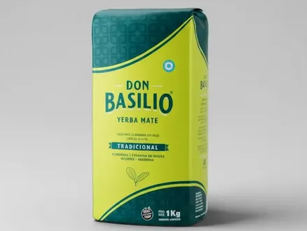 Yerba Mate Tradicional ( 5 x 1kg ) - Don Basilio