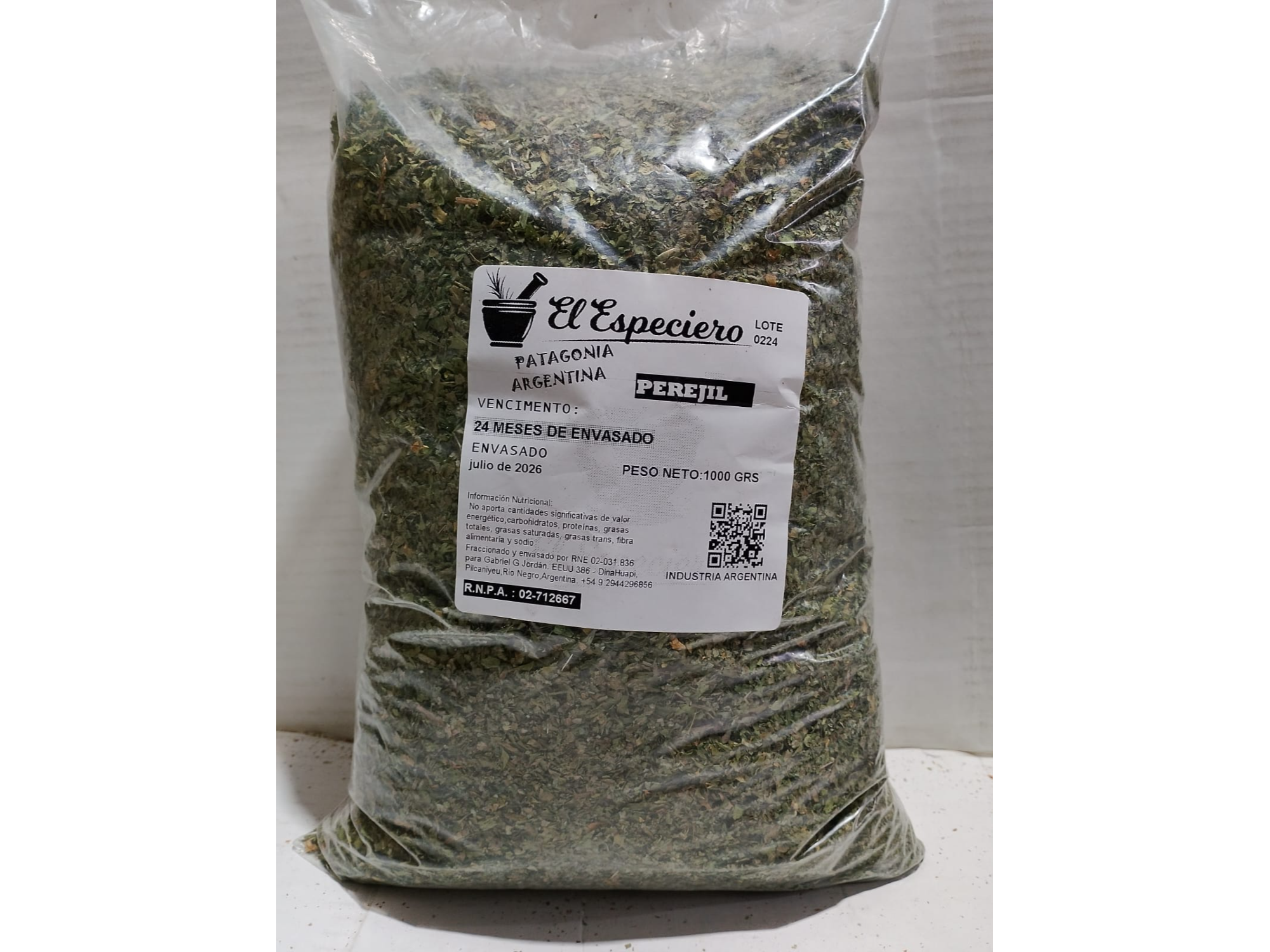 Perejil ( 1kg ) - El Especiero