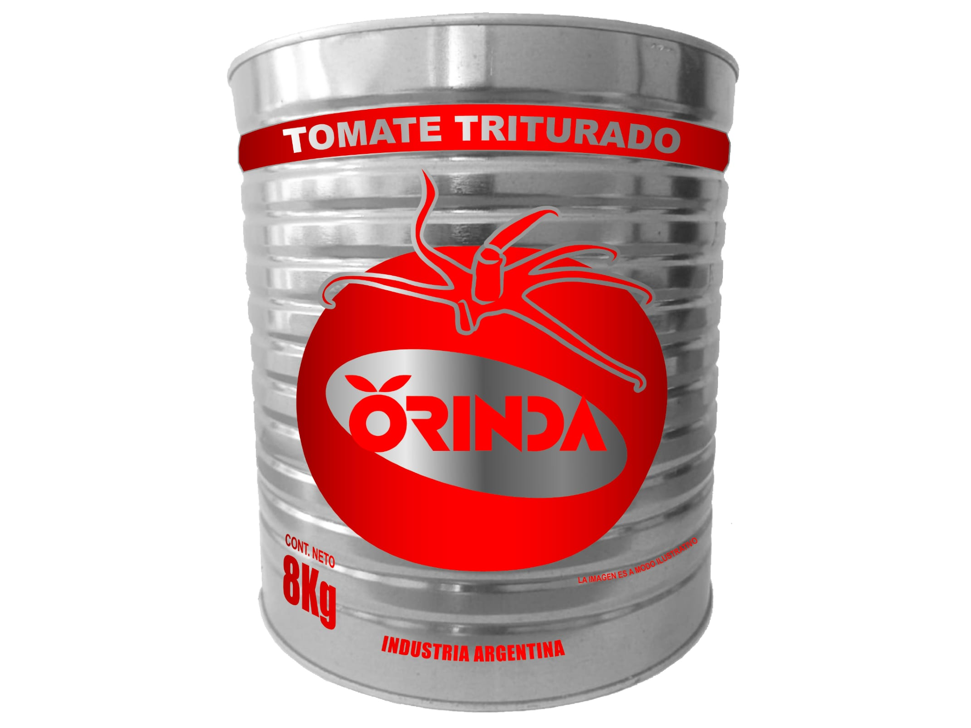 Tomate Triturado x 8kg  - Orinda