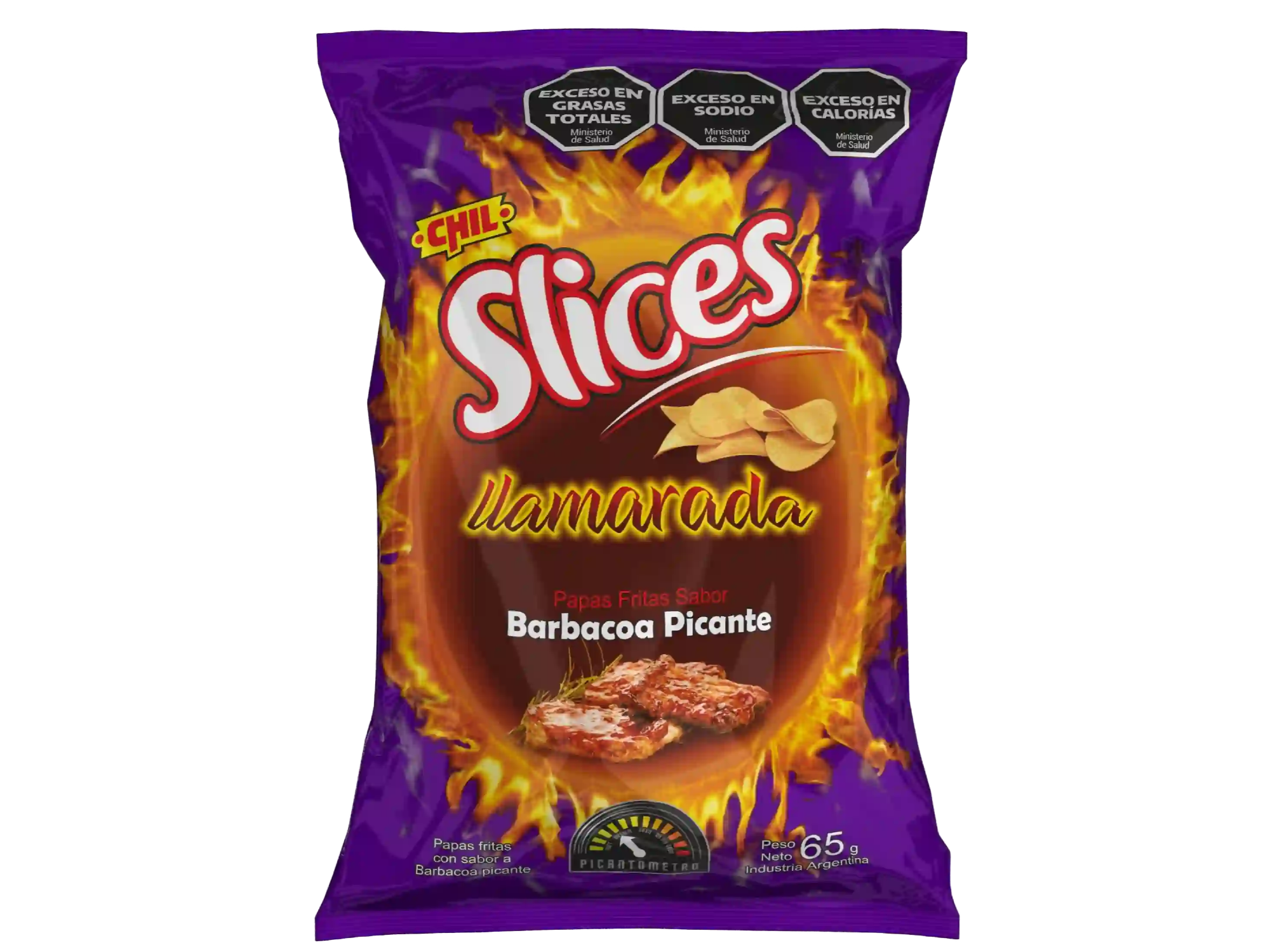 Papa BARBACOA PICANTE x65 gr - SLICES
