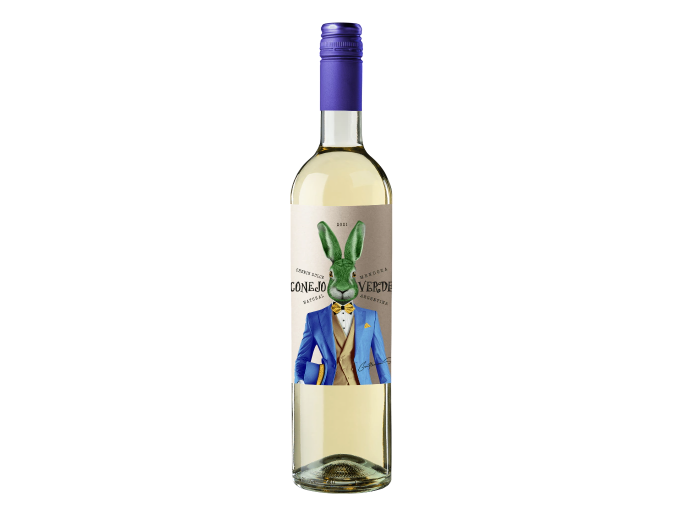 CONEJO VERDE Chenin dulce natural ( 6 x 750 ) -  Los Haroldos