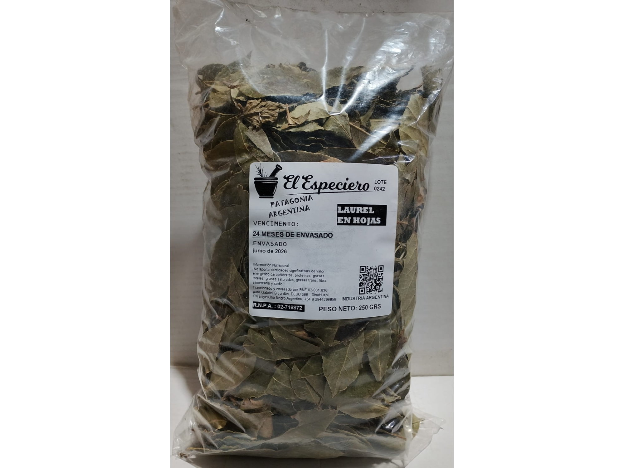Laurel en Hojas ( 250gr ) - El Especiero