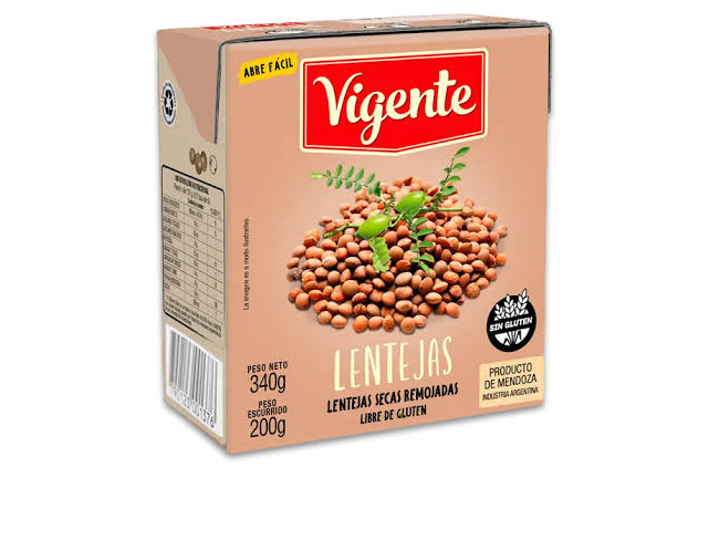 Lentejas  ( 1 x 340gr )  Tetra Brick - Vigente