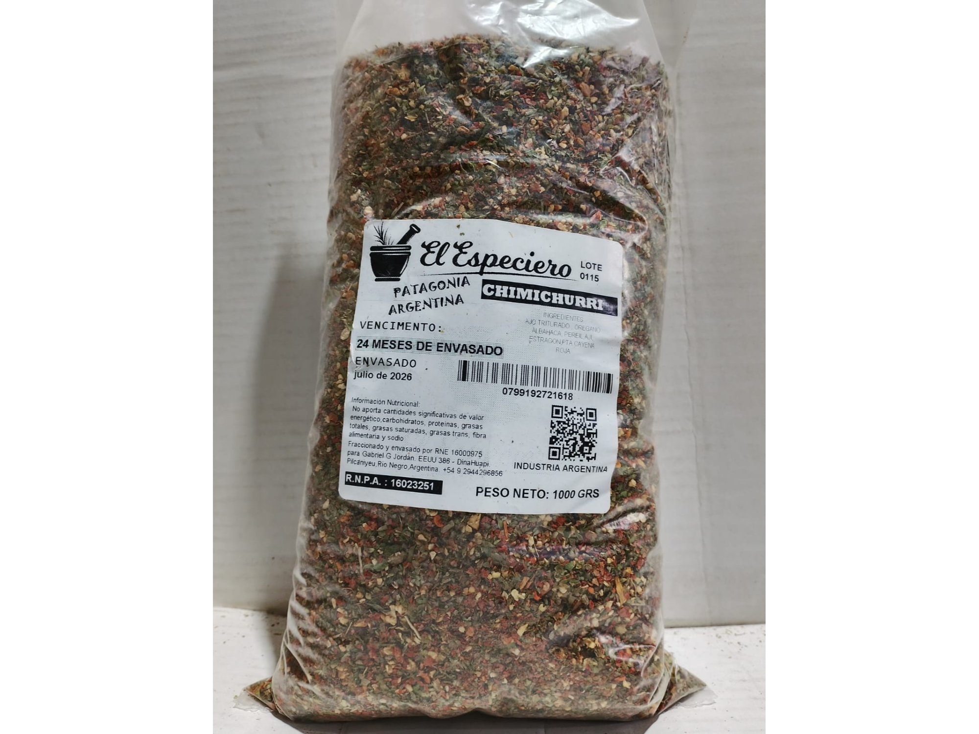 Chimichurri ( 1kg ) - El Especiero