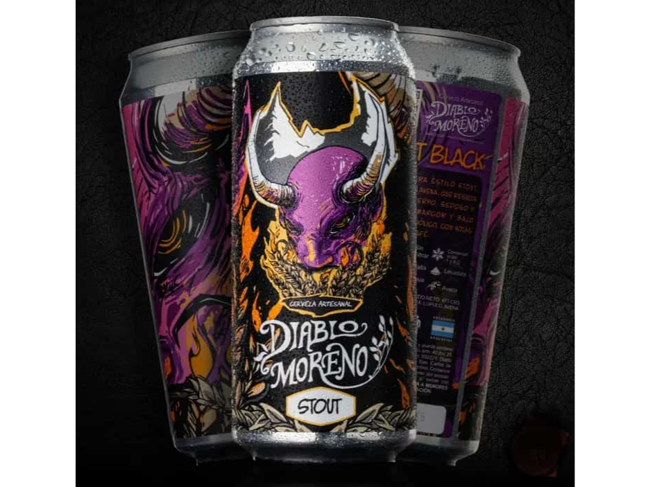 cerveza STOUT ( 6 x 475 cc ) - DIABLO MORENO