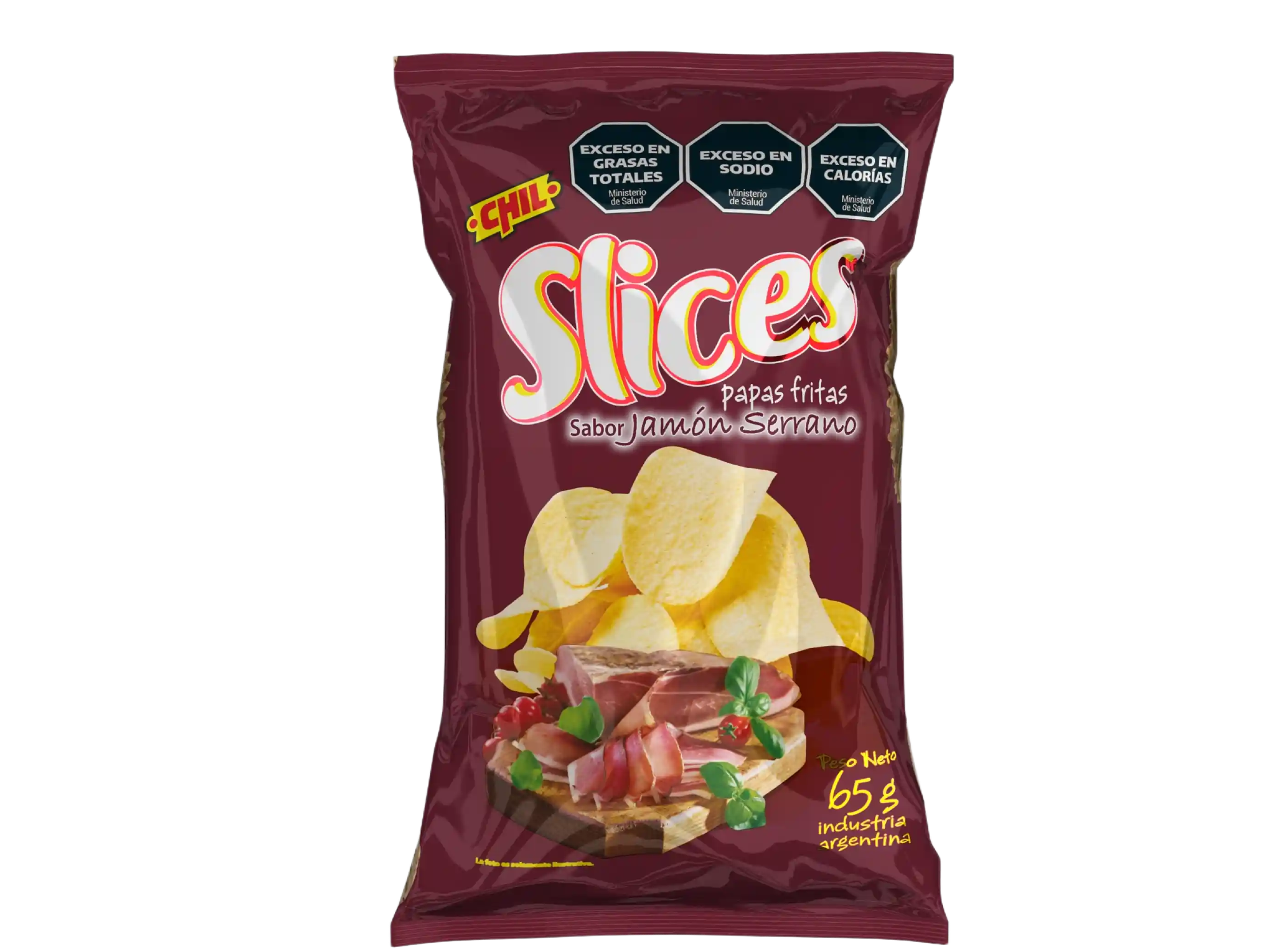 Papa JAMON x65 gr - SLICES