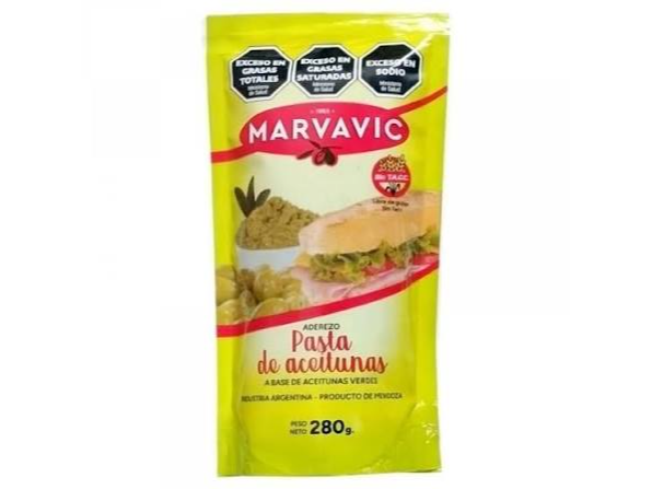 Pasta de Aceitunas Verdes DOY PACK ( 1 x 300cc ) - Marvavic