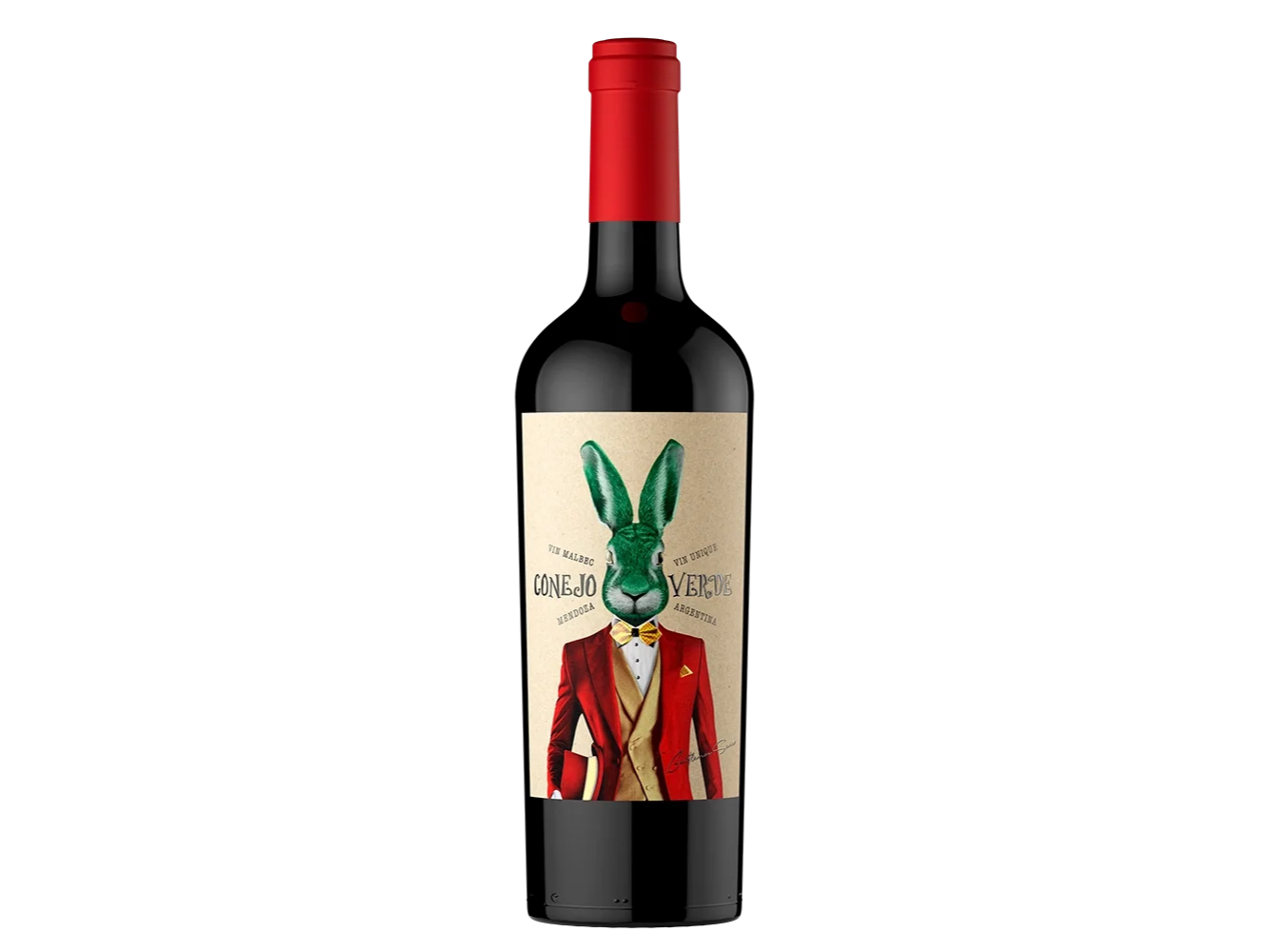 CONEJO VERDE Malbec ( 6 x 750 ) -  Los Haroldos