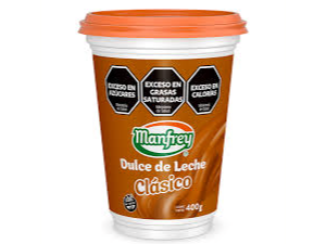 DULCE DE LECHE CLÁSICO MANFREY 400 gr