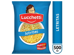 FIDEOS LETRITAS LUCCHETTI