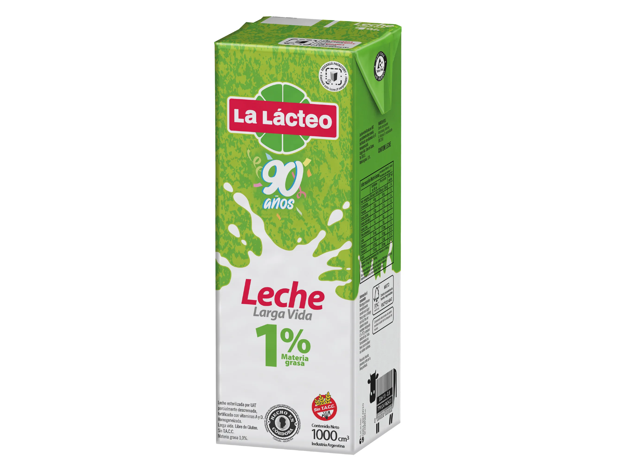 LECHE LARGA VIDA DESCREMADA LA LACTEO