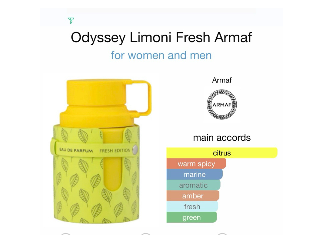 odyssey limoni ARMAF