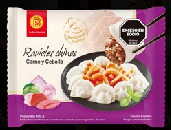 Ravioles de carne y cebolla x400g