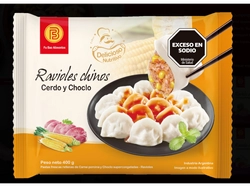 Ravioles de cerdo y choclo x400g