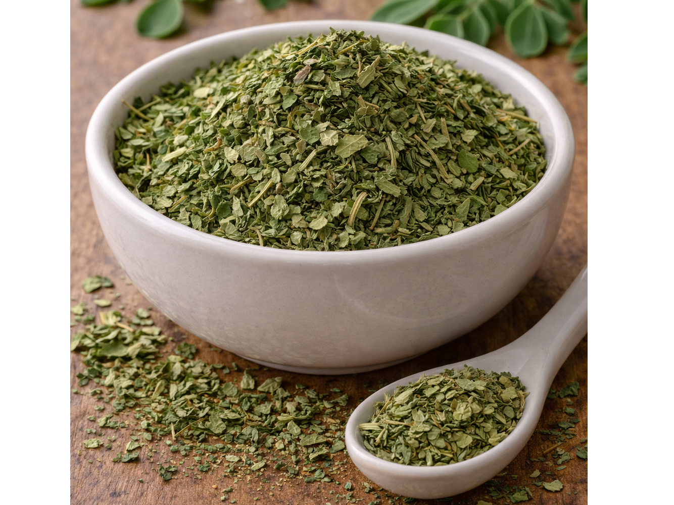 Moringa en hojas
