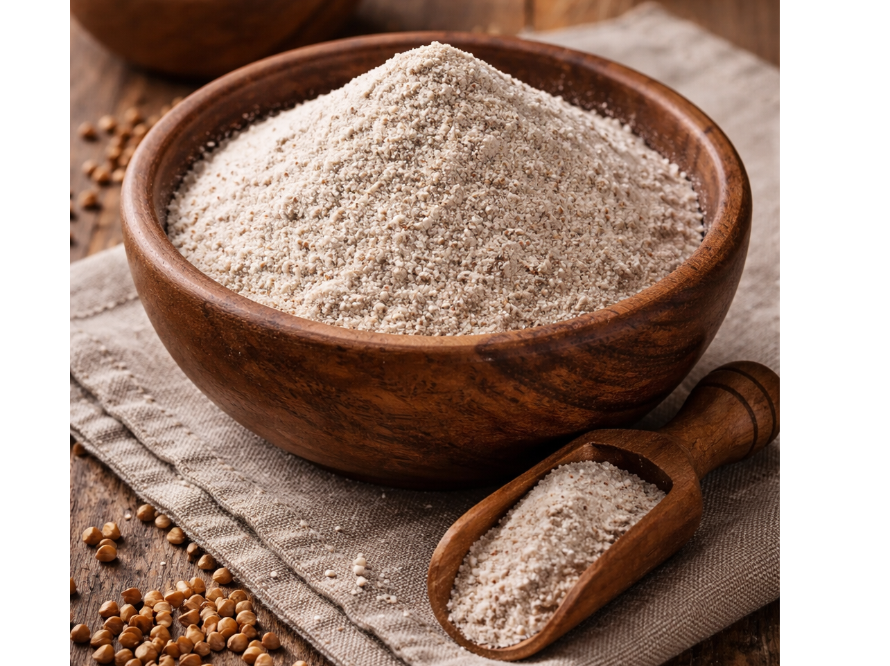 Harina de trigo sarraceno integral