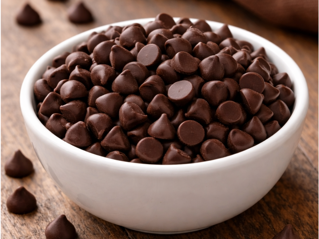 Chips de chocolate semiamargo