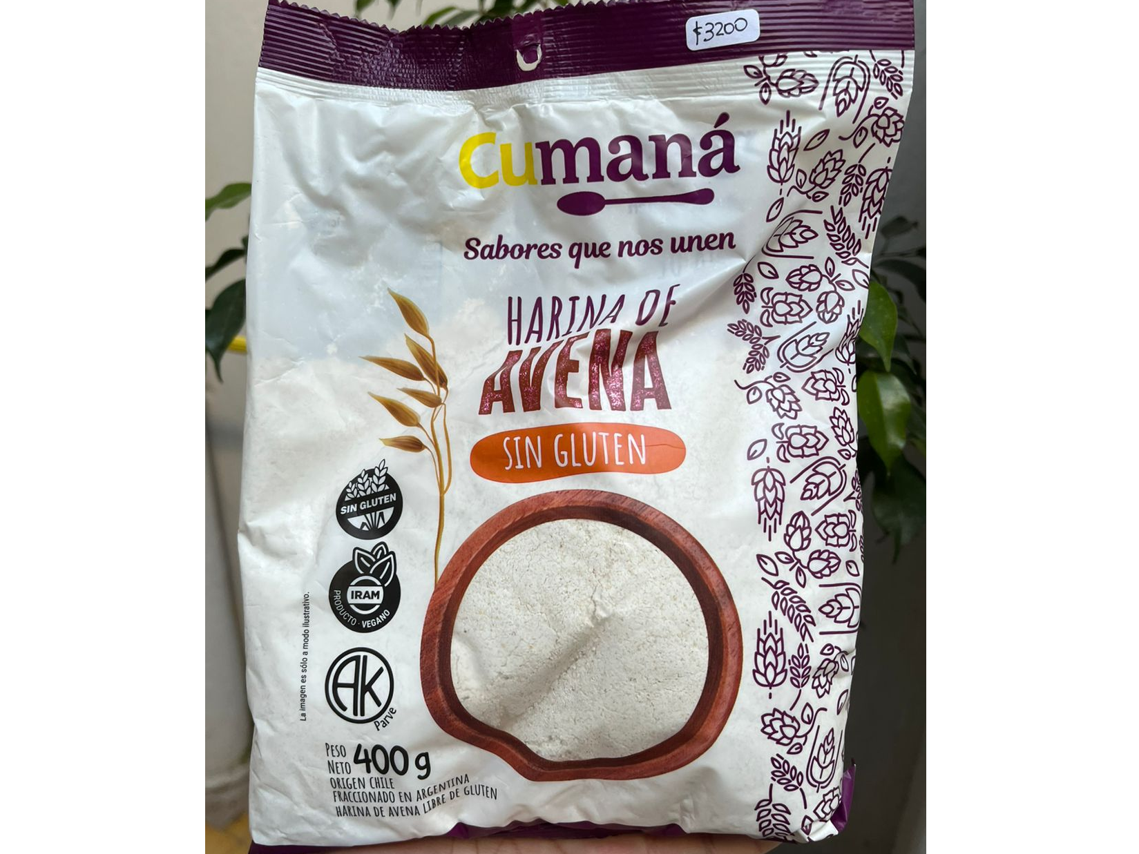 Harina de avena sin gluten