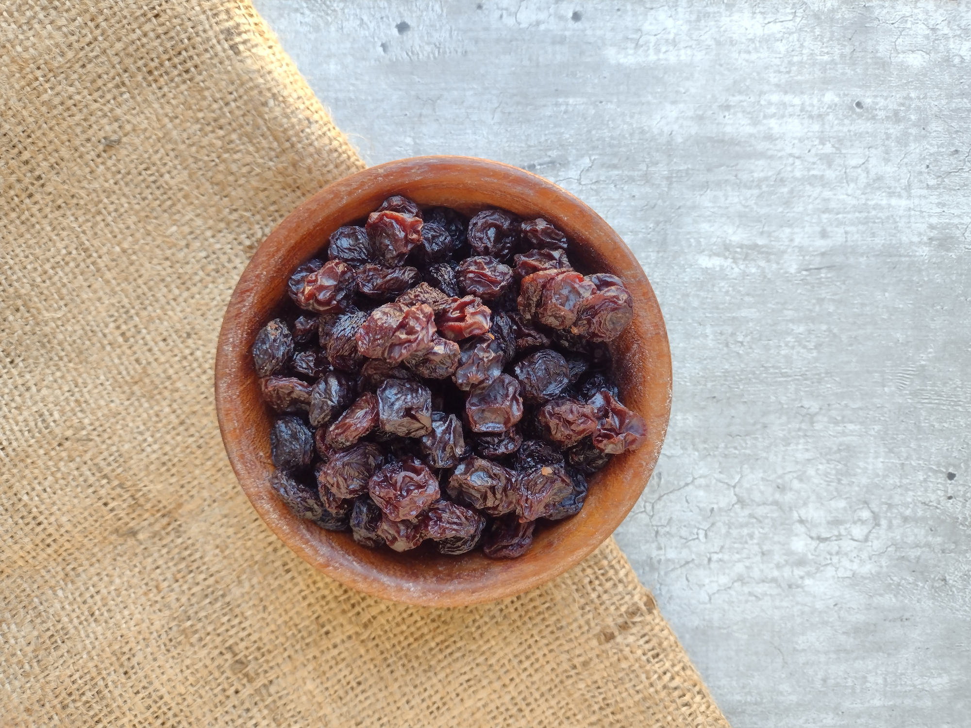 Pasas de uva rubias